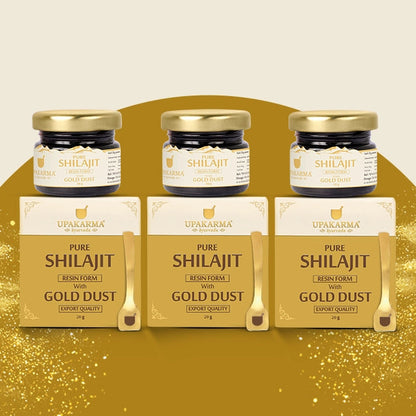 Pure Ayurvedic Gold Resin – 85+ Minerals for Strength, Stamina & Vitality Gold Dust 10g